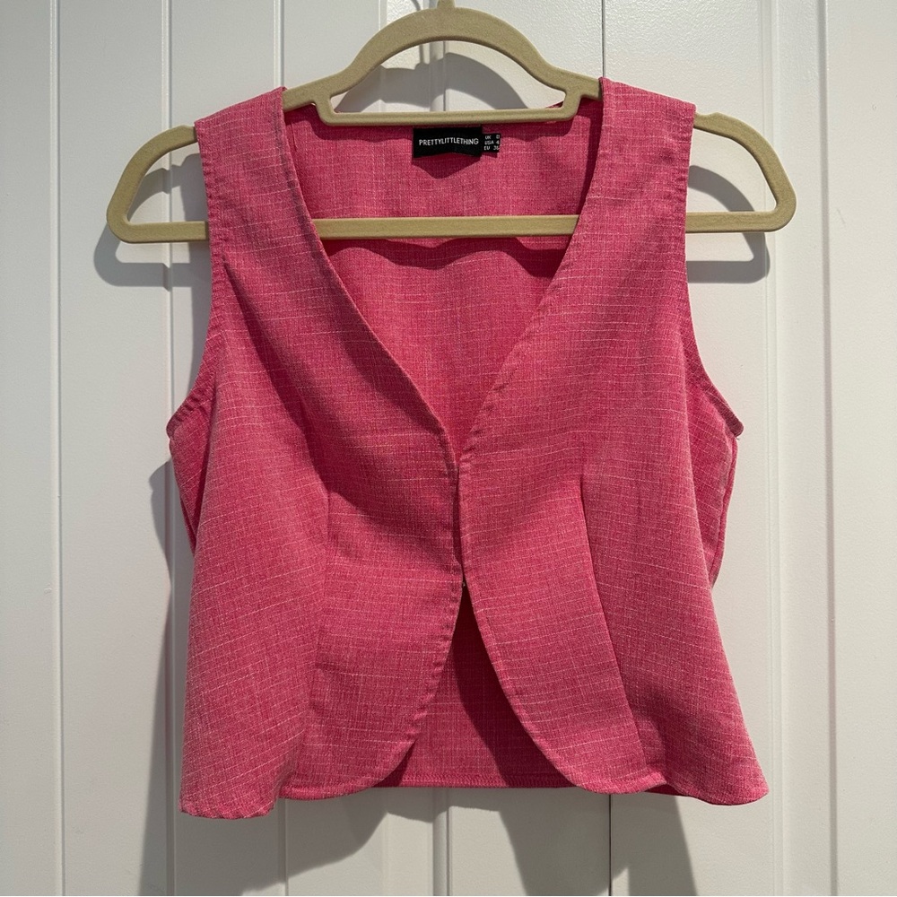 Pink Sleeveless Top by PrettyLittleThing